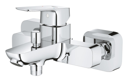 Baterie cada Grohe 1018130000, 1 bar, 167 mm, 224 mm, 50 mm, 2 orificii instalare, 1/2 dimensiune racord, Crom [3]