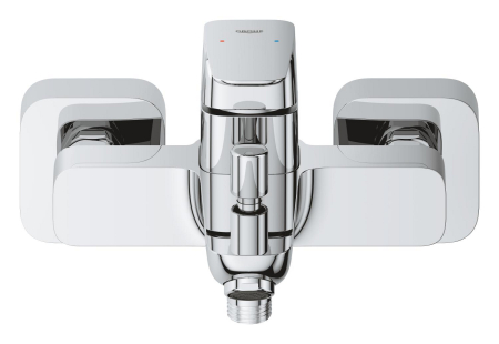 Baterie cada Grohe 1018130000, 1 bar, 167 mm, 224 mm, 50 mm, 2 orificii instalare, 1/2 dimensiune racord, Crom [1]