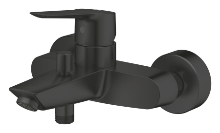 Baterie cada Grohe 242062432, 0.8 bar, 188 mm, 223 mm, 2 orificii instalare, 1/2 dimensiune racord, Negru [2]