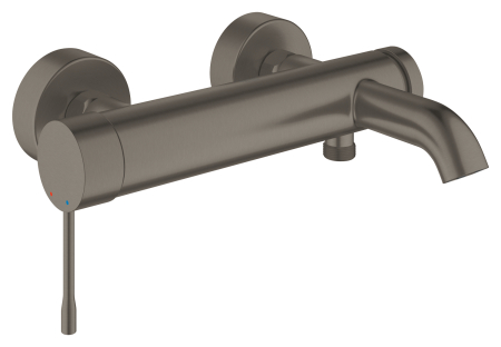 Baie - Baterie cada Grohe 25250AL1, Essence, aparenta, monocomanda, diverter, mat, grafit