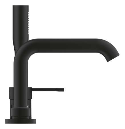 Baterie cada Grohe 25251KF1, Essence, incastrata, pe cada, set de dus, mat, negru [3]