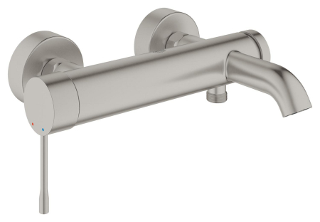 Baie - Baterie cada Grohe 33624DC1, Essence, 1/2'', aparenta, mat, otel satinat