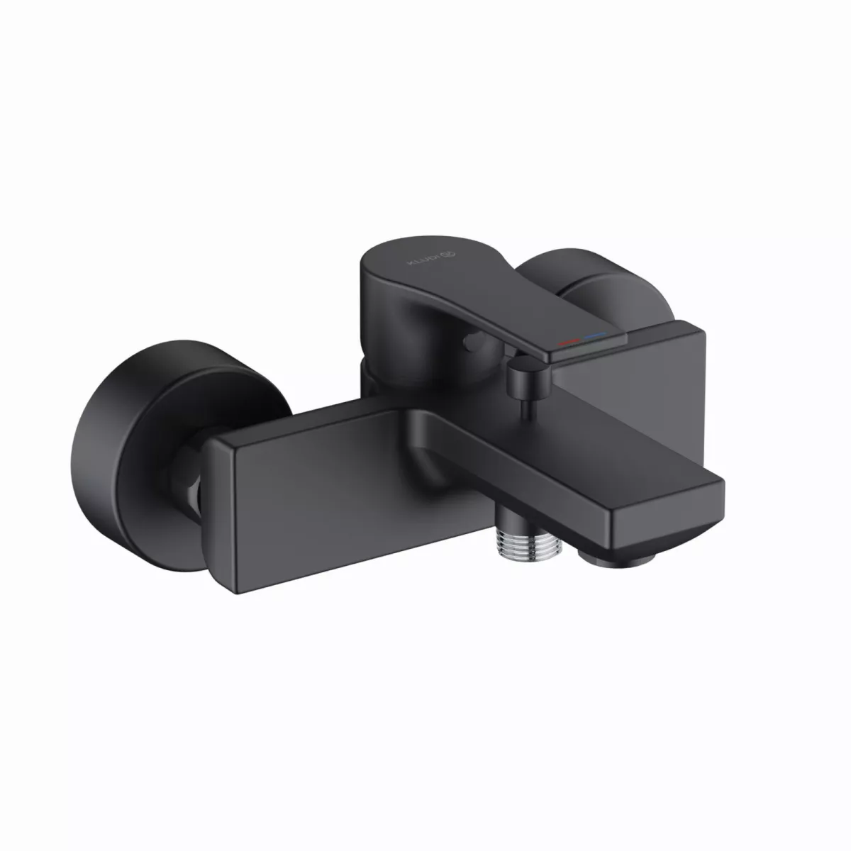 Baterii sanitare - Baterie cada Kludi Zenta SL, aparenta, diverter, mat, negru, 486703965