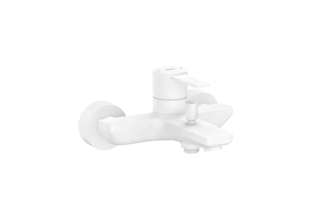Baterii cada si dus - Baterie cada Roca A5A025FB00, 0.8 bar, 193 mm, 215 mm, 122 mm, 2 orificii instalare, 1/2 dimensiune racord, Alb