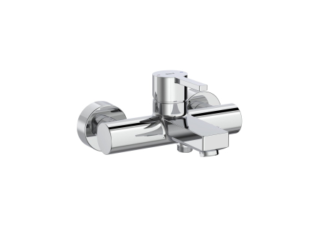 Baie - Baterie cada Roca A5A0296C00, Naia, montaj pe perete, tip incastrare aparent, tip comanda monocomanda, crom