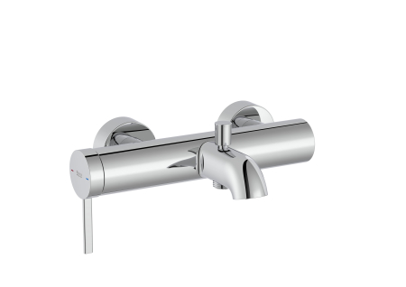 Baie - Baterie cada Roca A5A029EC00, 0.8 bar, 172 mm, 267 mm, 119 mm, 2 orificii instalare, 1/2 dimensiune racord, Crom
