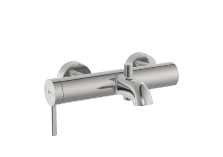 Baie - Baterie cada Roca A5A029ESM0, 0.8 bar, 172 mm, 267 mm, 119 mm, 2 orificii instalare, 1/2 dimensiune racord, Otel satinat