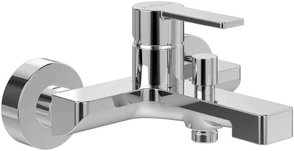 Baterii sanitare - Baterie cada Villeroy and Boch Architectura, aparenta, crom, TVT10300200061