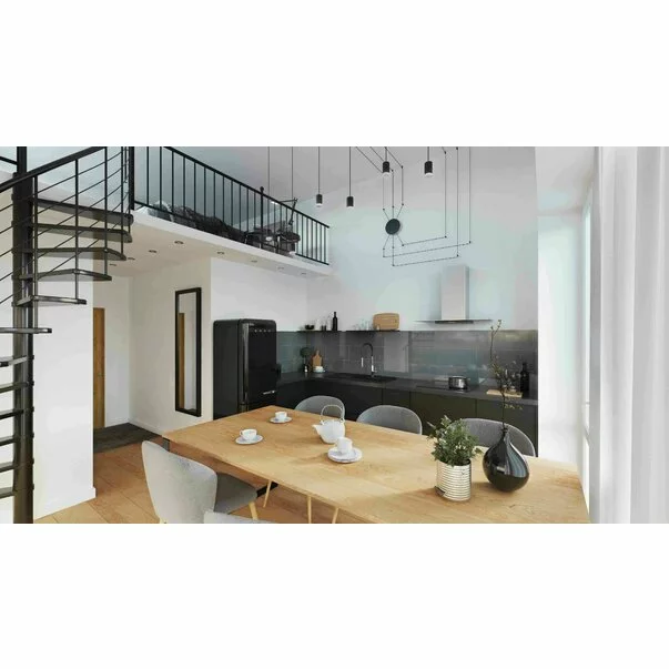 Baterie cu pipa flexibila extractibila crom-negru Ferro Libretto [2]