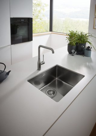 Baterie de bucatarie Grohe 30269AL0, Essence, 3/8'', inalta, tip L, mat, garfit [3]