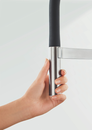 Baterie de bucatarie Grohe 30294DC0, Essence, 3/8'', XL, tip C, dus, 2 functii, mat, otel satinat [9]