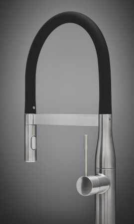 Baterie de bucatarie Grohe 30294DC0, Essence, 3/8'', XL, tip C, dus, 2 functii, mat, otel satinat [3]