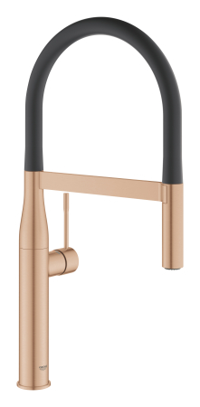 Baterii bucatarie - Baterie de bucatarie Grohe 30294DL0, Essence, 3/8'', Tip C, dus, pipa, mat, cupru