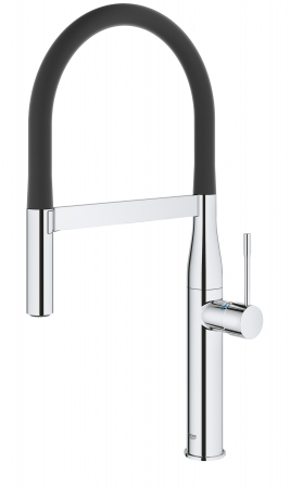 Baterii bucatarie - Baterie de bucatarie Grohe 30503000, 1 bar, 530 mm, 240 mm, 1 orificii instalare, 2 sprayuri, 360 unghi pivotare, Crom