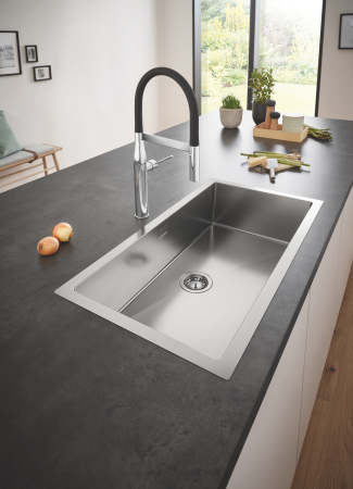 Baterie de bucatarie Grohe 30503000, 1 bar, 530 mm, 240 mm, 1 orificii instalare, 2 sprayuri, 360 unghi pivotare, Crom [11]