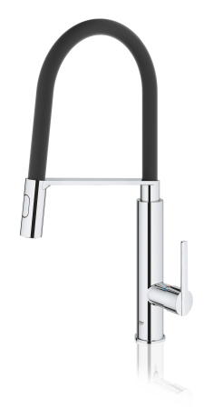 Baterie de bucatarie Grohe 31489000, 1 bar, 510 mm, 235 mm, 1 orificii instalare, 2 sprayuri, 360 unghi pivotare, Crom [6]