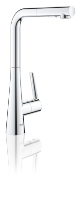 Baterie de bucatarie Grohe 32553002, 1 bar, 380 mm, 205 mm, 1 orificii instalare, 2 sprayuri, 360 unghi pivotare, Crom [5]