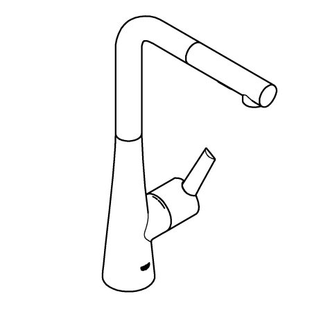 Baterie de bucatarie Grohe 32553002, 1 bar, 380 mm, 205 mm, 1 orificii instalare, 2 sprayuri, 360 unghi pivotare, Crom [10]