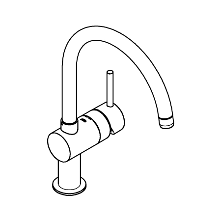 Baterie de bucatarie Grohe 32917000, 1 bar, 356 mm, 223 mm, 1 orificii instalare, 1 sprayuri, 360 unghi pivotare, Crom [9]