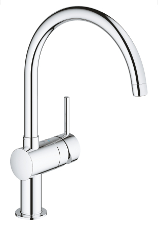 Baterii bucatarie - Baterie de bucatarie Grohe 32917000, 1 bar, 356 mm, 223 mm, 1 orificii instalare, 1 sprayuri, 360 unghi pivotare, Crom
