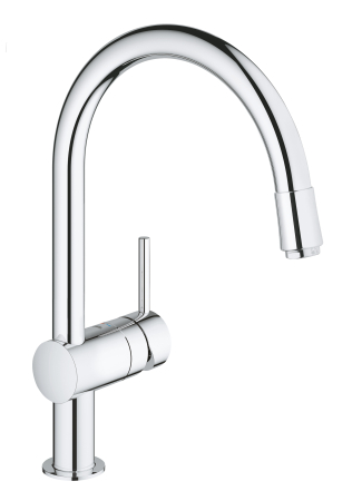 Baterii bucatarie - Baterie de bucatarie Grohe 32918000, 1 bar, 360 mm, 215 mm, 1 orificii instalare, 2 sprayuri, 160 unghi pivotare, Crom