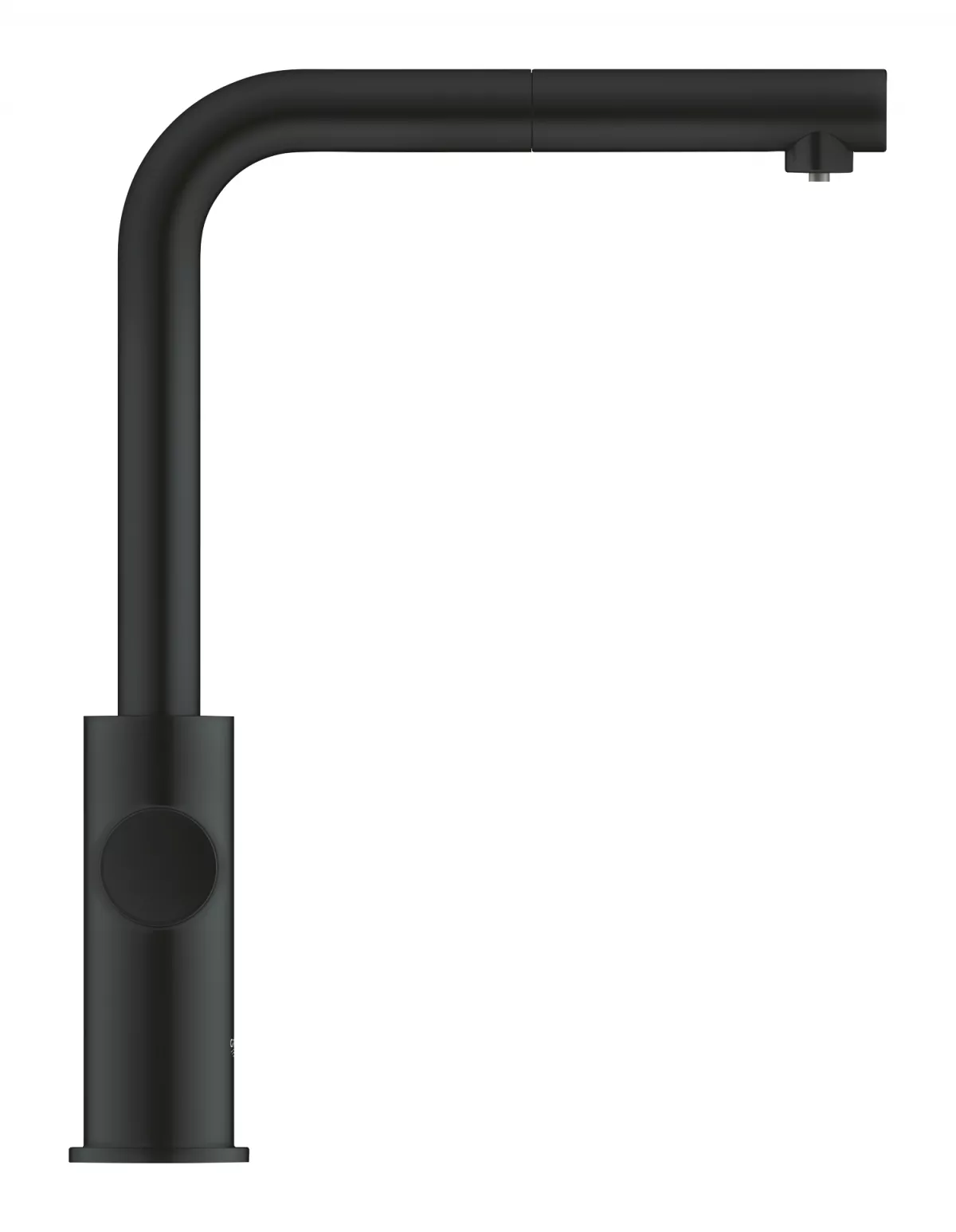 Baterie de bucatarie Grohe Blue Home 31539KS0, 3/8'', tip L, pipa inalta, filtrare, racire, apa carbogazoasa, dus extractabil, Smart, mat, negru [2]