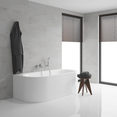 Baterie de cada Grohe 33390002, 1 bar, 194 mm, 224 mm, 2 orificii instalare, 1/2 dimensiune racord, Crom [1]