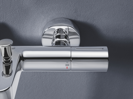 Baterie de cada Grohe 34774000, 1 bar, 298 mm, 162 mm, 55 mm, 2 orificii instalare, 1/2 dimensiune racord, Crom [3]