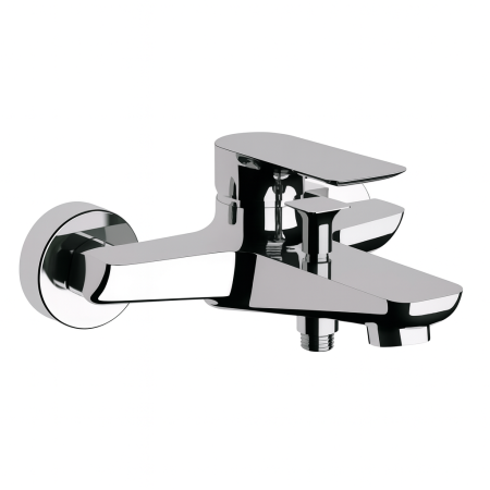 Baterii sanitare - Baterie de cada Remer Rubinetterie Infinity I05, aparenta, monocomanda, comutator dus, finisaj elegant, aerator, cartus ceramic, alama cromata