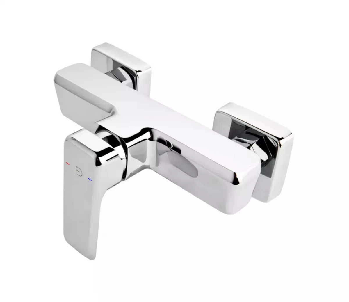 Baterii sanitare - Baterie de dus FDesign Brina FD1-BRN-7-11, 1/2'', aparent, monocomanda, cartus ceramic, crom