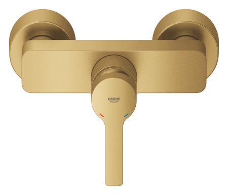 Baterie de dus Grohe 33865GN1, Lineare, aparenta, mat, auriu [3]