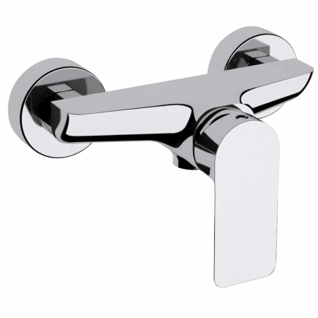 Baterii sanitare - Baterie de dus Remer Rubinetterie Infinity I33, monocomanda, montaj pe perete, cartus ceramic, cromat lucios, alama