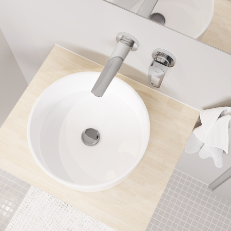 Baterie de lavoar Grohe 20289001, 1 bar, 35 mm, 60 mm, 177 mm, 2 orificii instalare, 1/2 dimensiune racord, Crom [7]