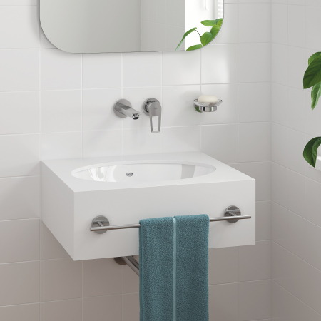 Baterie de lavoar Grohe 20289001, 1 bar, 35 mm, 60 mm, 177 mm, 2 orificii instalare, 1/2 dimensiune racord, Crom [8]
