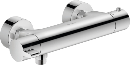Baie - Baterie dus Duravit B24220000010, B.2, tip incastrare aparent, tip comanda monocomanda, termostat, crom