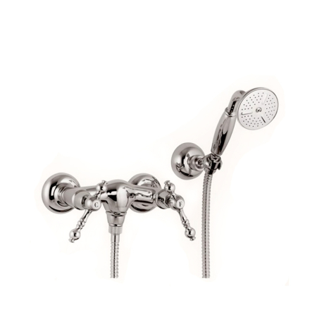 Baterii cada si dus - Baterie dus FIMA Carlo Frattini, Epoque, cu set, bronz antic