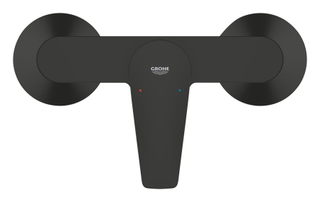Baterie dus Grohe 233472431, 1 bar, 135 mm, 215 mm, 2 orificii instalare, 1/2 dimensiune racord furtun, Negru [2]