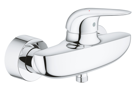 Baie - Baterie dus Grohe 23722003, 1 bar, 212 mm, 82 mm, 2 orificii instalare, 1/2 dimensiune racord furtun, Crom