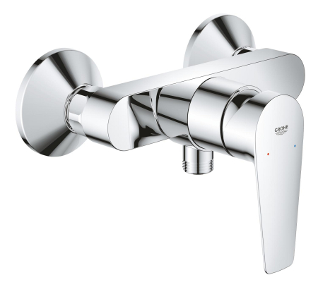 Baie - Baterie dus Grohe 24197001, 1 bar, 255 mm, 114 mm, 2 orificii instalare, 1/2 dimensiune racord furtun, Crom
