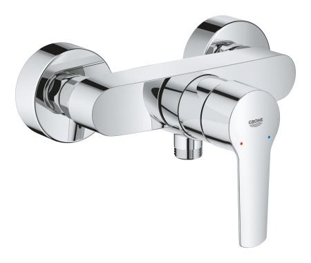 Baie - Baterie dus Grohe 24208002, Start, tip incastrare aparent, tip comanda monocomanda, numar orificii instalare 2, crom