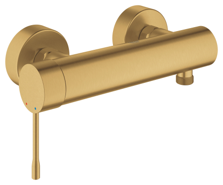 Baie - Baterie dus Grohe 25252GN1, 1 bar, 281 mm, 91 mm, 2 orificii instalare, 1/2 dimensiune racord furtun, Auriu
