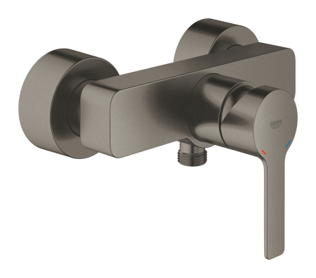 Baie - Baterie dus Grohe 33865AL1, Lineare, 1/2'', aparenta, protectie reflux, mat, grafit