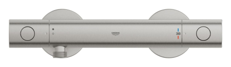 Baterie dus Grohe 34765DC0, Grohtherm 800, aparenta, termostat, mat, otel satinat [3]