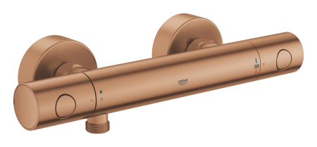 Baterie dus Grohe 34765DL0, Grohtherm 800, aparenta, termostat, mat, cupru [1]