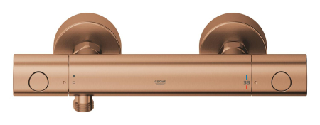 Baterie dus Grohe 34765DL0, Grohtherm 800, aparenta, termostat, mat, cupru [3]