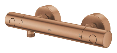 Baterie dus Grohe 34765DL0, Grohtherm 800, aparenta, termostat, mat, cupru [4]