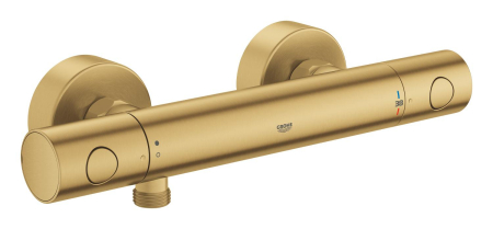 Baterie dus Grohe 34765GN0, Grohtherm 800, aparenta, termostat, mat, auriu [3]