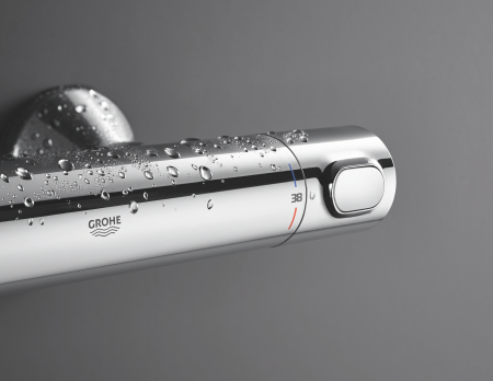 Baterie dus Grohe 34840000, 1 bar, 317 mm, 72 mm, 2 orificii instalare, 1/2 dimensiune racord furtun, Crom [15]