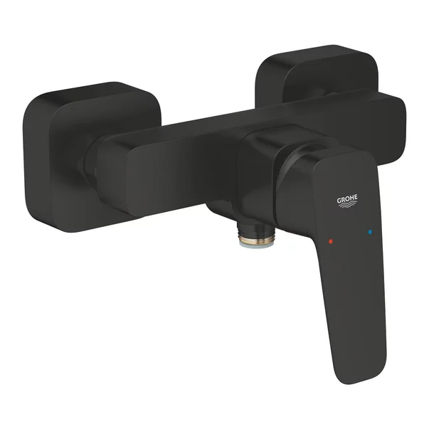 Baterii cada si dus - Baterie dus Grohe Cubeo monocomanda negru mat