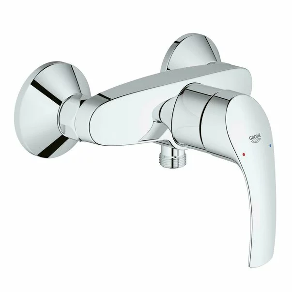 Baterii cada si dus - Baterie dus Grohe Eurosmart New monocomanda crom lucios